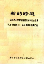 新的跨越  黄石市石灰窟区国民经济<em>和</em>社会发展“九五”计划及2010年远景目标纲要汇编