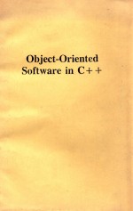 OBJECT-ORIENTED SOFTWARE <em>IN</em> C++