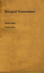 <em>BI</em>OLOGICAL NOMENCLATURE SECOND EDITION
