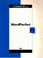 <em>Introduction</em> <em>to</em> WordPerfect 5.1