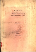 <em>HANDBOOK</em> OF SPECIAL LIBRARIANSHIP AND INFORMATION WORK  FIFTH EDITION