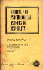 <em>MEDICAL</em> AND PSYCHOLOGICAL ASPECTS <em>OF</em> DISABILITY