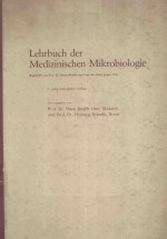 LEHRBUCH DER MEDIZINISCHEN MI<em>K</em>ROBIOLOGIE