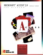<em>MICROSOFT</em> ACCESS 2.0 <em>FOR</em> <em>WINDOWS</em>