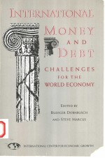 INTERNATIONAL MONEY AND DEBT  CHALLENGES <em>FOR</em> <em>THE</em> WORLD ECONOMY