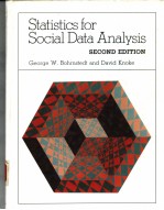 STATISTICS FOR SOCIAL DATA <em>ANALYSIS</em>  <em>SECOND</em> <em>EDITION</em>