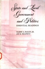STATE AND <em>L</em>OCA<em>L</em> GOVERNMENT AND PO<em>L</em>ITICS:ESSENTIA<em>L</em> READINGS