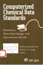COMPUTERIZED CHEMICAL <em>DATA</em> STANDARS:<em>DATA</em><em>BASES</em>