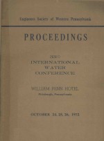 THE INTERNATIONAL WATER CONFERENCE THIRTY THIRD ANNUAL <em>ME</em>ETING