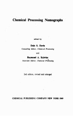 CHEMICAL PROCESSING NOMOGRAPHS <em>2ND</em> <em>EDITION</em>