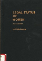 LEGAL STATUS <em>OF</em> WOMEN  SECOND <em>EDITION</em>