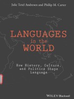 LANGUAGES <em>IN</em> THE WORID HOW HISTORY