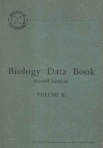BIOLOGY <em>DATA</em> BOOK SECOND EDITION VOLUME II