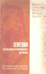 SEROTONIN CURRENT ASPECTS OF NEUROCHE<em>M</em>ISTRY AND FUNCTION