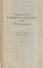 ADVANCES <em>IN</em> CARBOHYDRATE CHEMISTRY AND BIOCHEMISTRY <em>VOLUME</em> 38