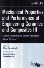 mechanical Properties and Performance of <em>Engineering</em> Ceramics and Composites III