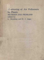 MONITORING <em>OF</em> AIR POLLUTANTS BY PLANTS <em>METHODS</em> AND PROBLEMS