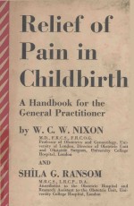 RELIEF OF PAIN IN <em>C</em><em>H</em>ILD<em>B</em>IRT<em>H</em>