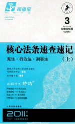 核心法条速查速记  宪法行政法刑事法  上