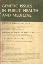 GENETIC ISSUES IN PUBLIC HEALTH AND <em>ME</em>DICINE