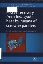 power recovery from low-grade heat <em>by</em> means of screw expanders  monograph