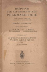 H<em>A</em>NDBUCH DER EXPERIMENTELLEN PH<em>A</em>RM<em>A</em>K<em>O</em>L<em>O</em>GIE