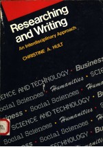 RESEARCHING <em><em>AN</em>D</em> WRITING <em>AN</em> INTERDISCIPLINARY <em>APPROACH</em>