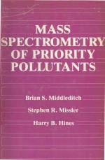 MA<em>S</em><em>S</em> <em>S</em>PECTROMETRY OF PRIORITY POLLUTANT<em>S</em>