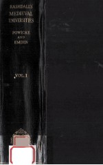 The universities <em>of</em> Europe <em>in</em> the Middle Ages  A new ed
