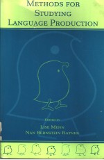 <em>METHODS</em> FOR STUDYING LANGUAGE PRODUCTION