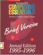 <em>COMPUTING</em> ESSENTIALS  ANNUAL <em>EDITION</em> 1995-1996