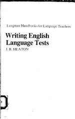 WRITING <em>ENGLISH</em> LANGUAGE <em>TESTS</em>
