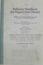 BEILSTEINS <em>HANDBUCH</em> <em>DER</em> ORGANISCHEN CHEMIE ZWEIUNDZWANZIGSTER <em>BAND</em> DRITTER TEIL