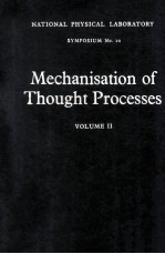 Mechanisation <em>of</em> Thought Processes <em>Volume</em> II