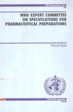 WHO <em>EXPERT</em> COMMITTEE ON SPECIFICATIONS <em>FOR</em> PHARMACEUTICAL PREPARATIONS