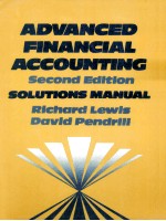 <em>Advanced</em> financial accounting : Solutions manua