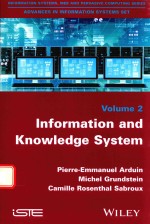 <em>VOLUME</em> <em>2</em> INFORMATION AND <em>KNOWLEDGE</em> SYSTEM