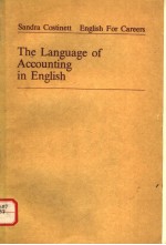 <em>THE</em> <em>LANGUAGE</em> <em>OF</em> ACCOUNTING IN ENGLISH