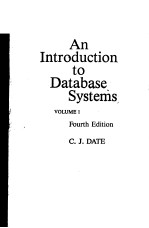 AN INTRODUCTION <em>TO</em> DATABASE <em>SYSTEMS</em>  VOLUME 1