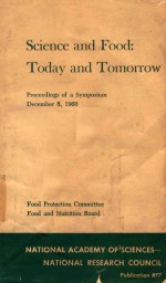 <em>SCIENCE</em> <em>AND</em> FOOD TODAY <em>AND</em> TOMORROW