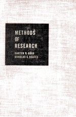 <em>Methods</em> <em>of</em> research : educational