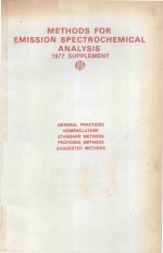 <em>METHODS</em> FOR EMISSION SPECTROCHEMICAL <em>ANALYSIS</em> 1977 SUPPLEMENT