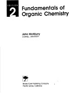 <em>FUNDAMENTALS</em> <em>OF</em> ORGANIC CHEMISTRY  SECOND EDITION