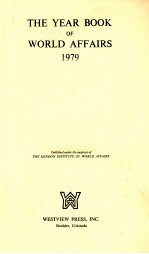 THE YEAR BOOK <em>OF</em> WORLD AFFAIRS 1979