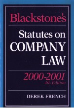 Blackst<em>on</em>e's statutes <em>on</em> company law