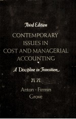 Contemporary Issues <em>in</em> Cost and Managerial account<em>in</em>g : discipl<em>in</em>e <em>in</em> Transition