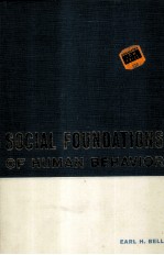 Social foundations of human behavior : introduction to <em>the</em> study of sociology.