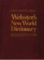 WEBSTER'S NEW <em>WORLD</em> DICTIONARY FO AMERICAN <em>ENGLISH</em>  THIRD COLLEGE <em>EDITION</em>