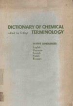 DICTION<em>A</em>RY <em>OF</em> CHEMIC<em>A</em>L TEMINOLOGY