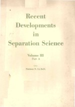 RECENT DEVELOPMENTS <em>IN</em> SEP<em>A</em>R<em>A</em>TION SCIENCE <em>VOLUME</em> III P<em>A</em>RT <em>A</em>